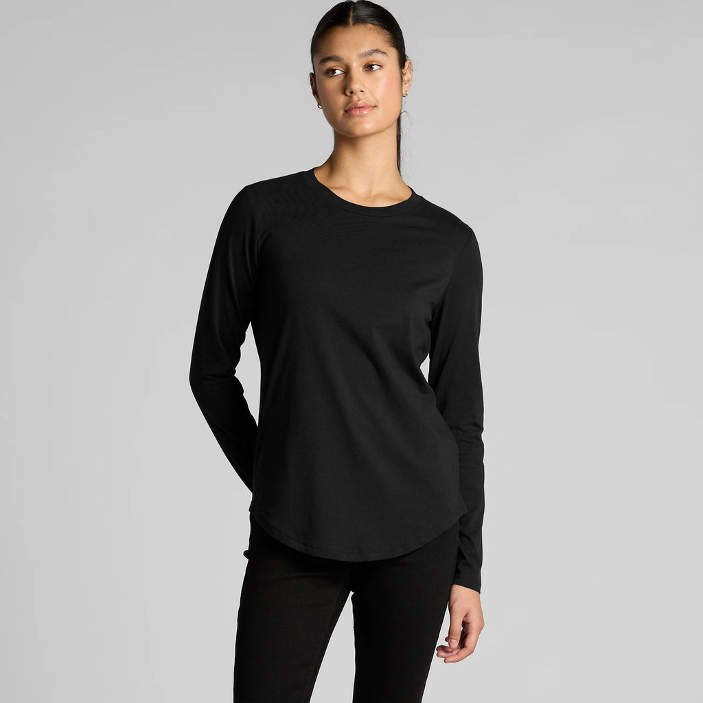 AS COLOUR W Maple Curve L/S T-paita