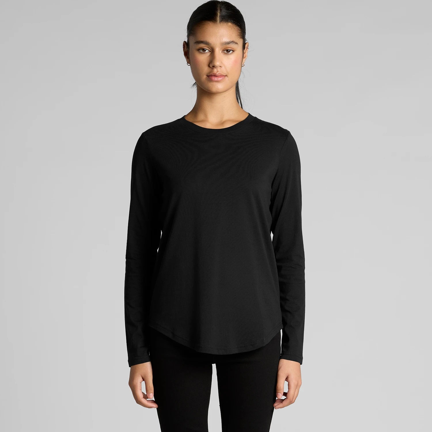 AS COLOUR W Maple Curve L/S T-paita