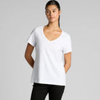 AS COLOUR W Maple V-neck T-paita