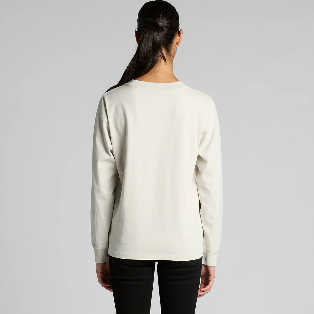 AS COLOUR W Heavy Faded L/S T-paita