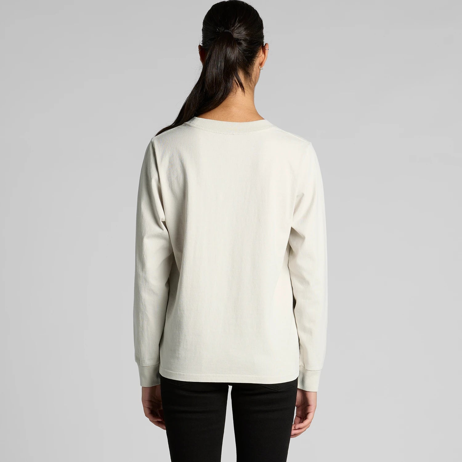 AS COLOUR W Heavy Faded L/S T-paita