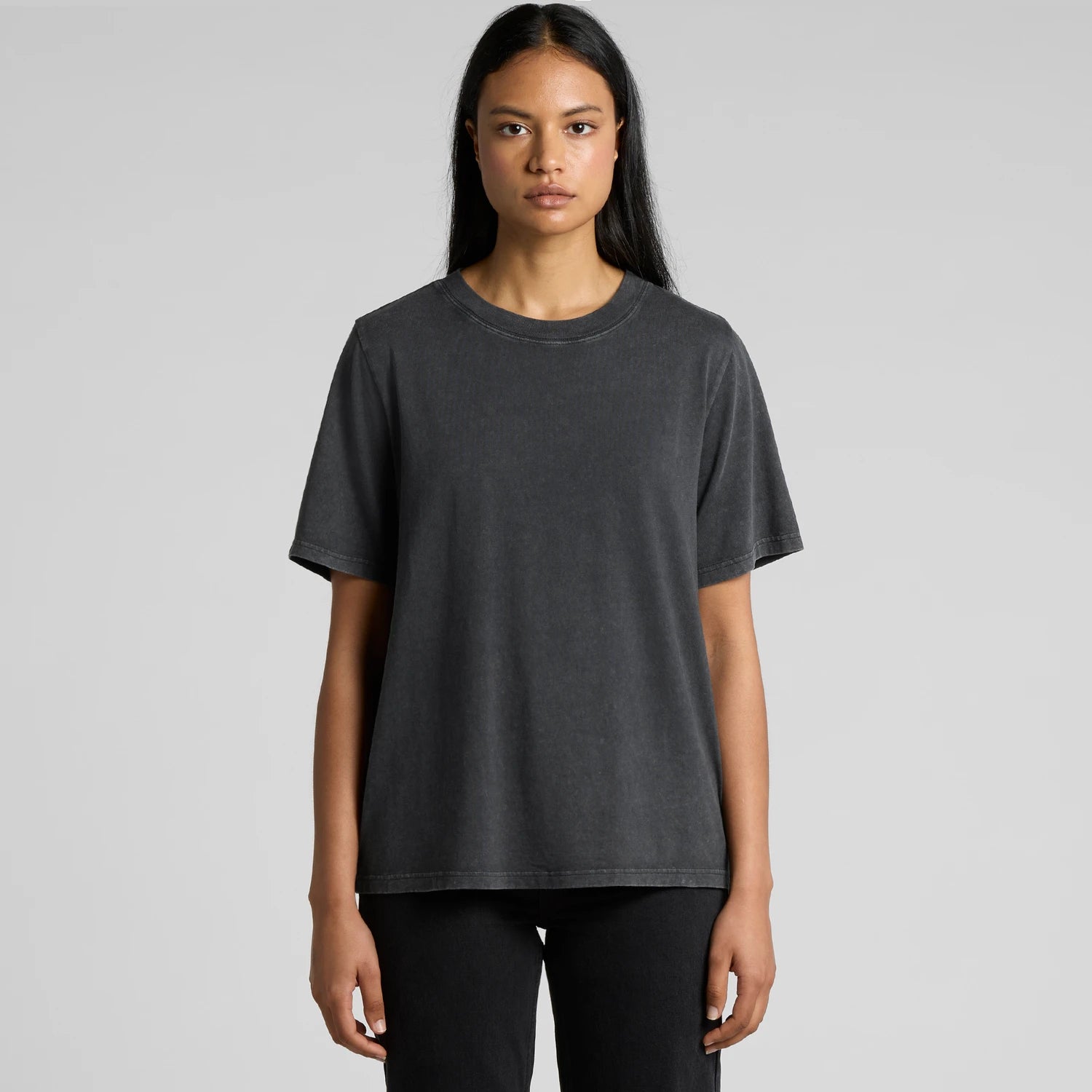 AS COLOUR W Stone Wash Heavy T-paita