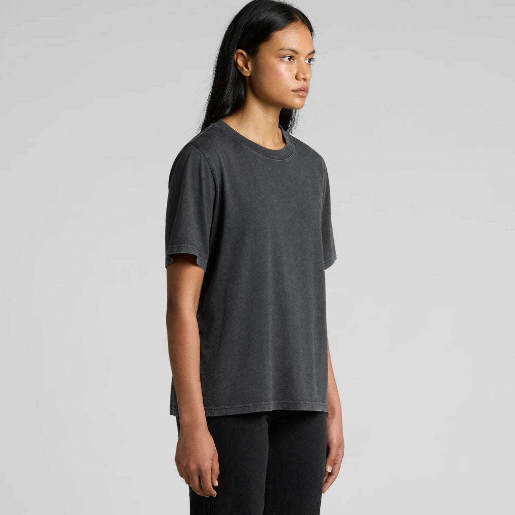 AS COLOUR W Stone Wash Heavy T-paita
