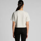 AS COLOUR W Heavy Faded Crop T-paita
