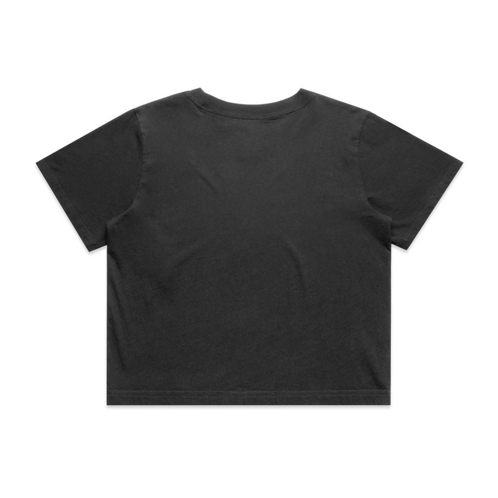 AS COLOUR W Heavy Faded Crop T-paita