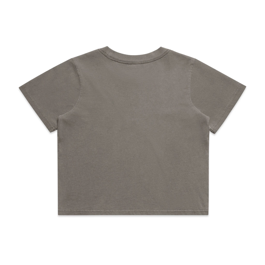 AS COLOUR W Heavy Faded Crop T-paita