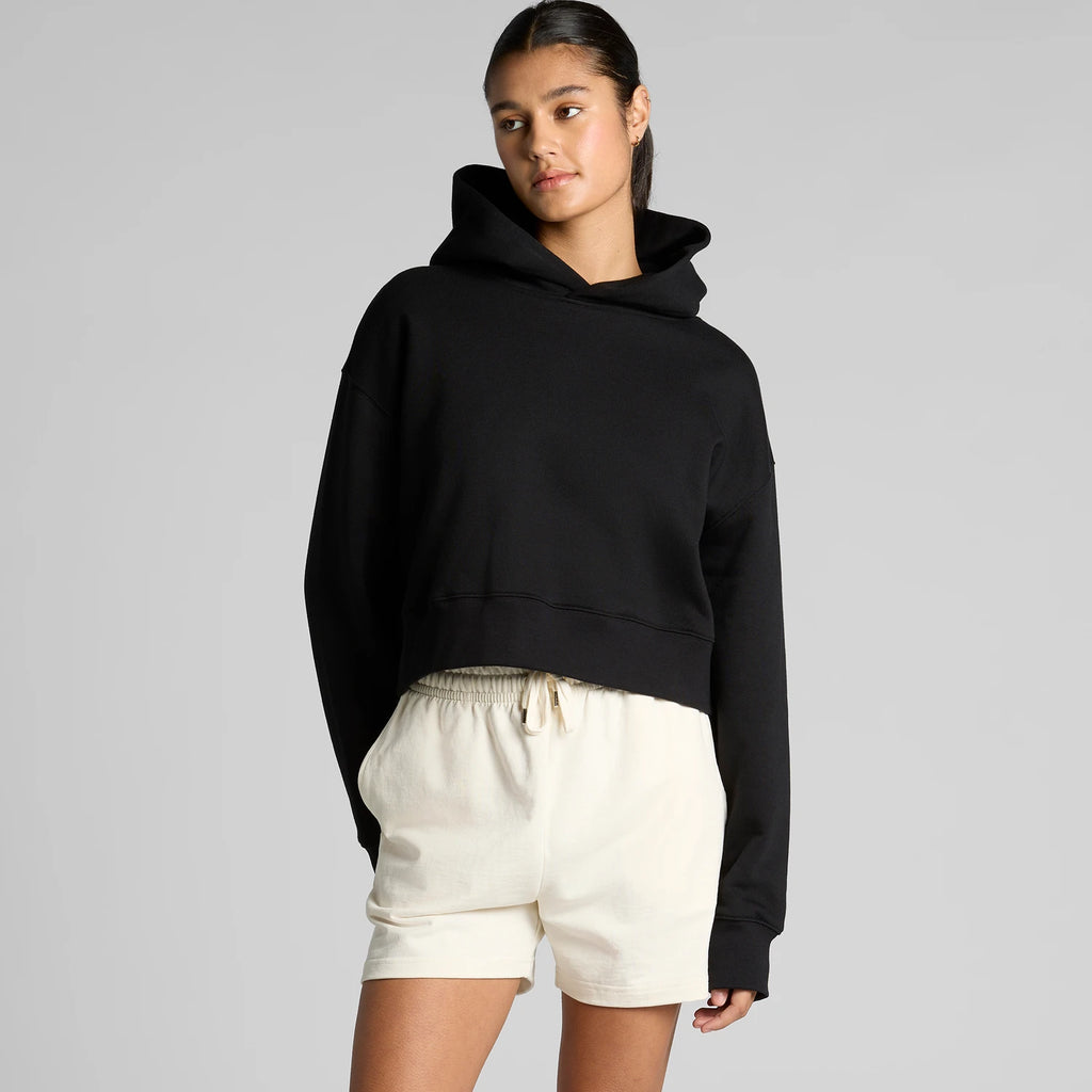 AS COLOUR W Relax Crop Hoodie