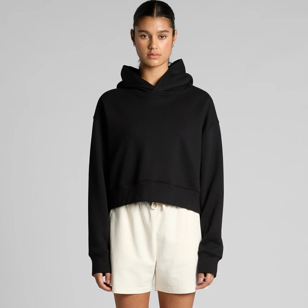 AS COLOUR W Relax Crop Hoodie
