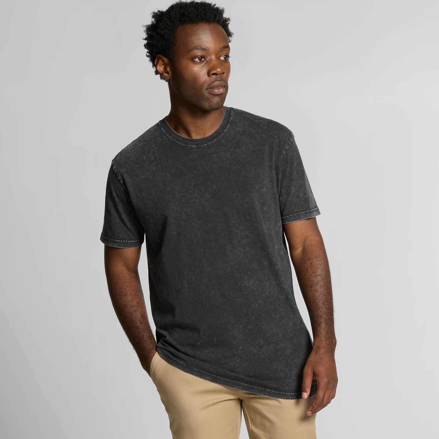 AS COLOUR Staple Sone Wash T-paita