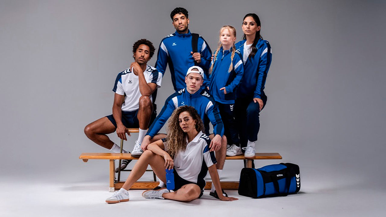 Erima Celebrate seuravaatemallisto mallien päällä.