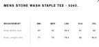 AS COLOUR Staple Sone Wash T-paita