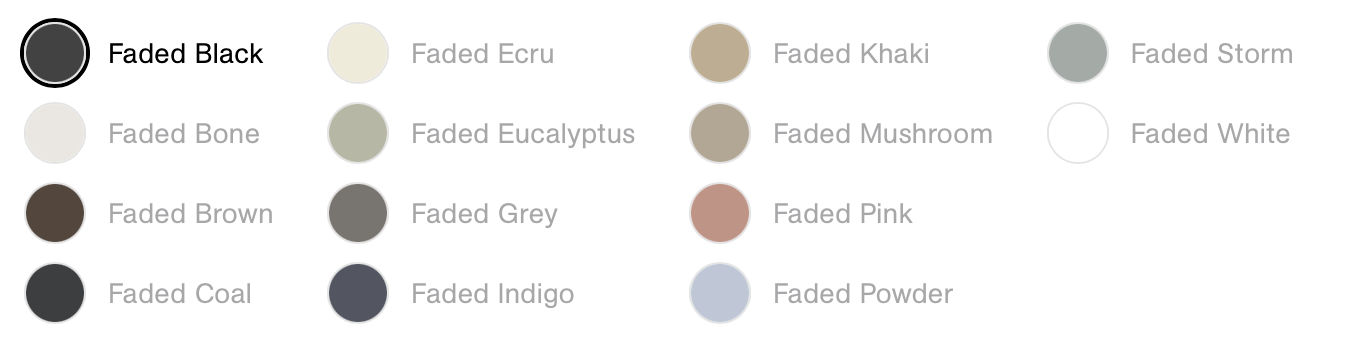 PROMOBEE AS Faded Heavy T-Paita alk 12,35€ alv 0%