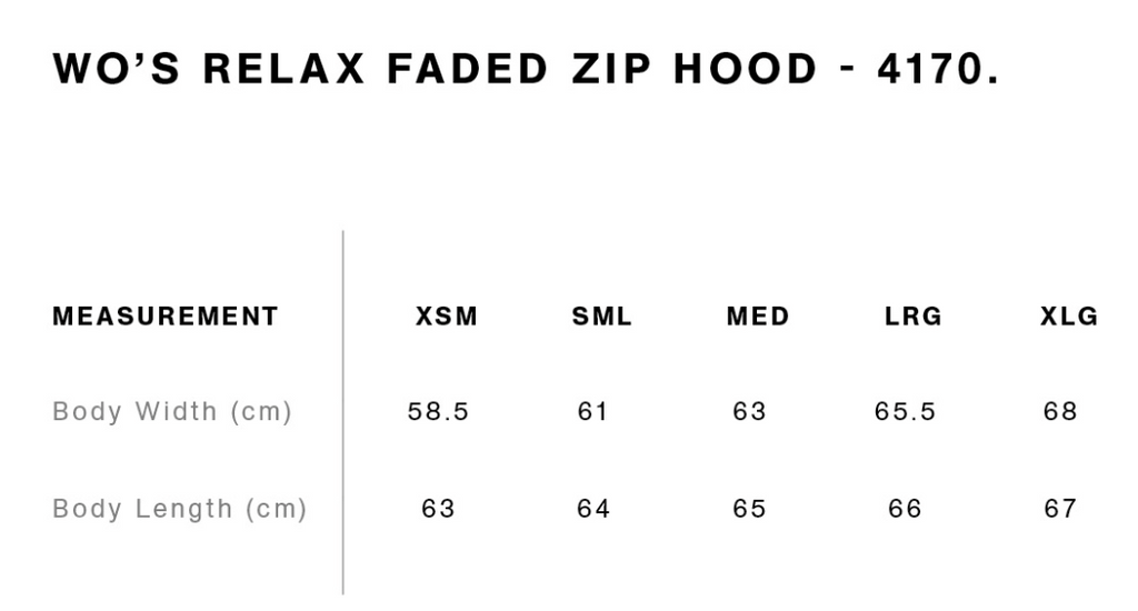 AS COLOUR W Relax Faded Zip Hoodie