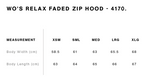 AS COLOUR W Relax Faded Zip Hoodie