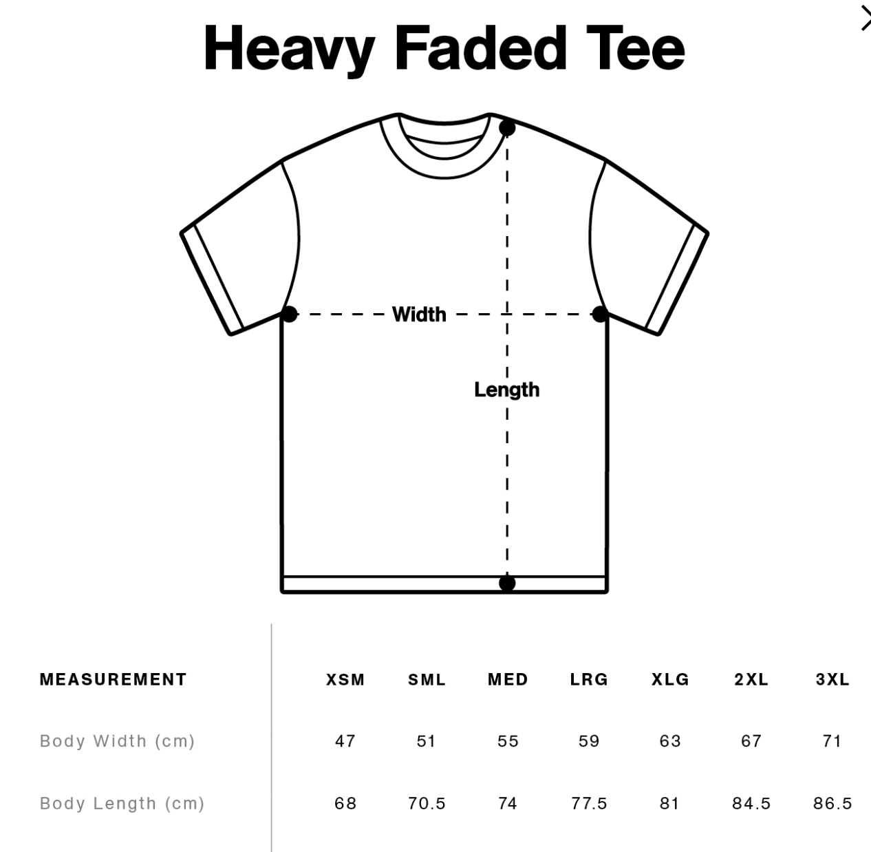 AS COLOUR Faded Heavy T-Paita
