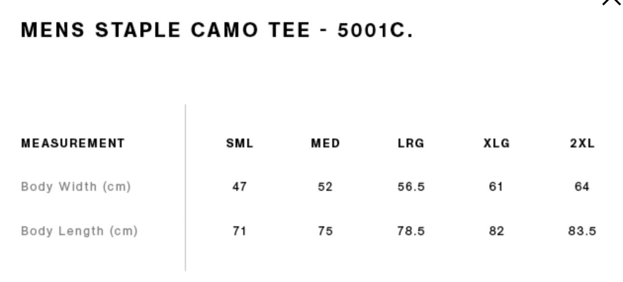 AS COLOUR Staple Camo T-Paita