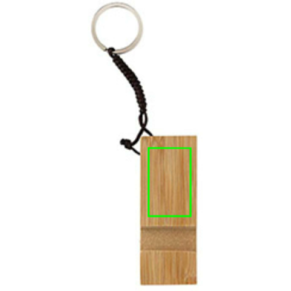 PROMOBEE bambu avaimenperä – puhelinteline