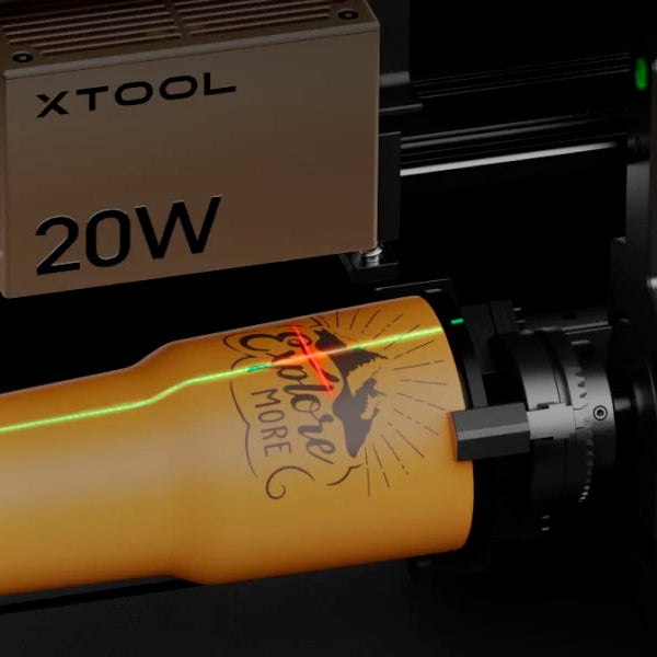 Mukin kaiverrusta laser kaivertimella.