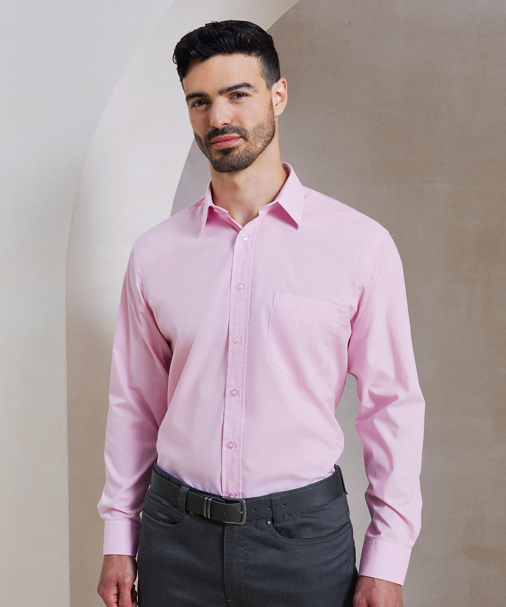 PROMOBEE Miesten Poplin LS kauluspaita alk 18,90€ alv 0%