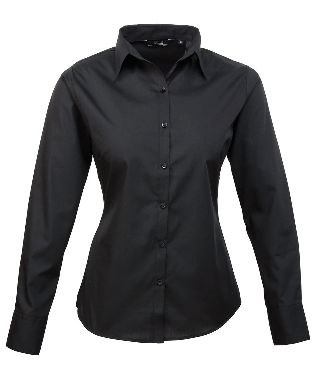 PROMOBEE Naisten Poplin LS kauluspaita alk 18,90€ alv 0%