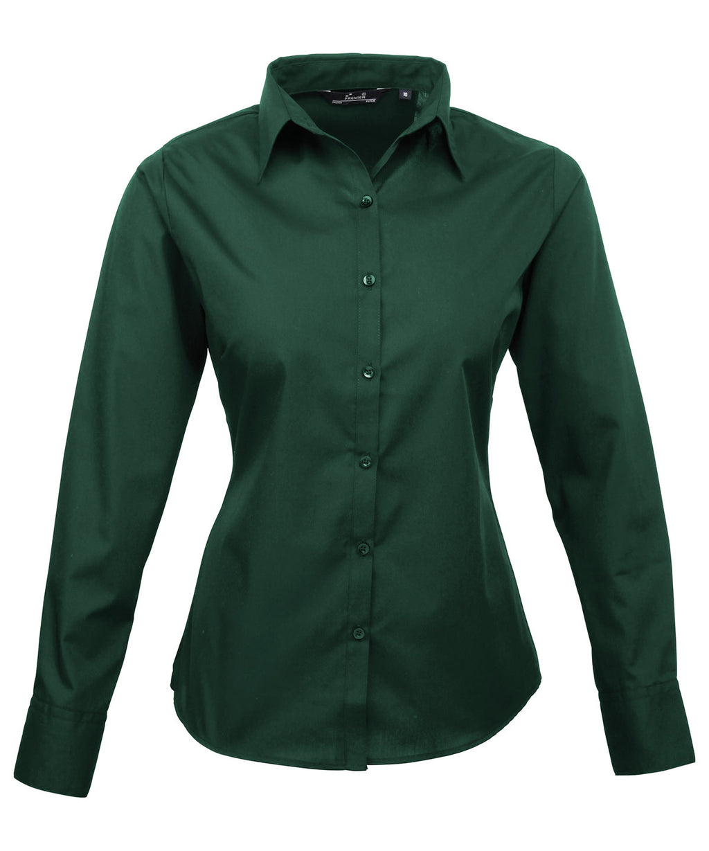 PROMOBEE Naisten Poplin LS kauluspaita alk 18,90€ alv 0%