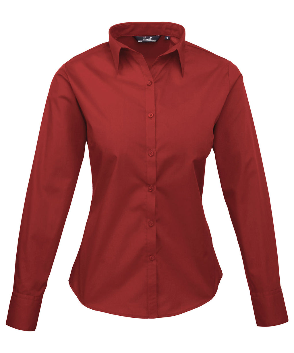 PROMOBEE Naisten Poplin LS kauluspaita alk 18,90€ alv 0%