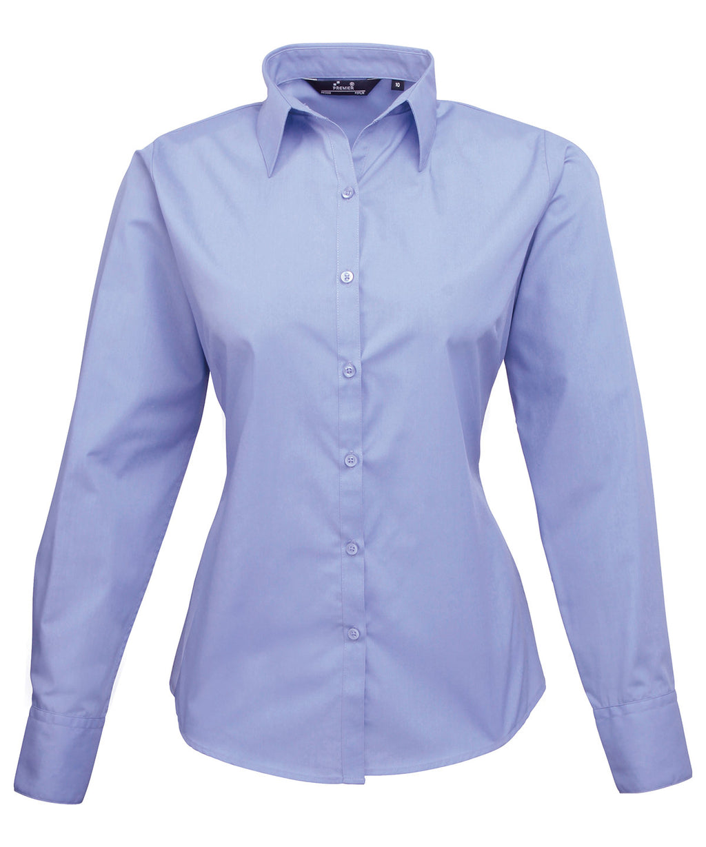 PROMOBEE Naisten Poplin LS kauluspaita alk 18,90€ alv 0%