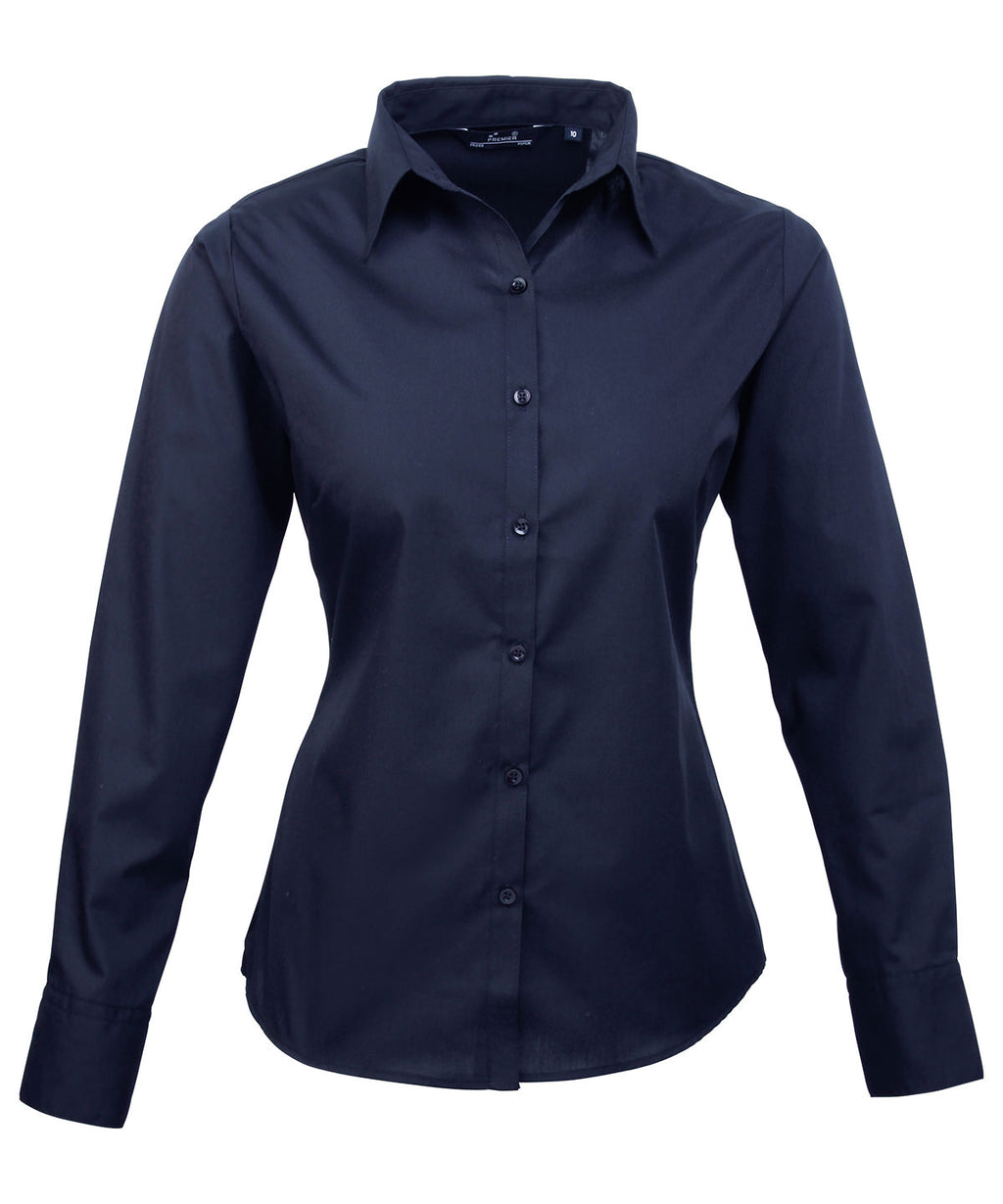 PROMOBEE Naisten Poplin LS kauluspaita alk 18,90€ alv 0%