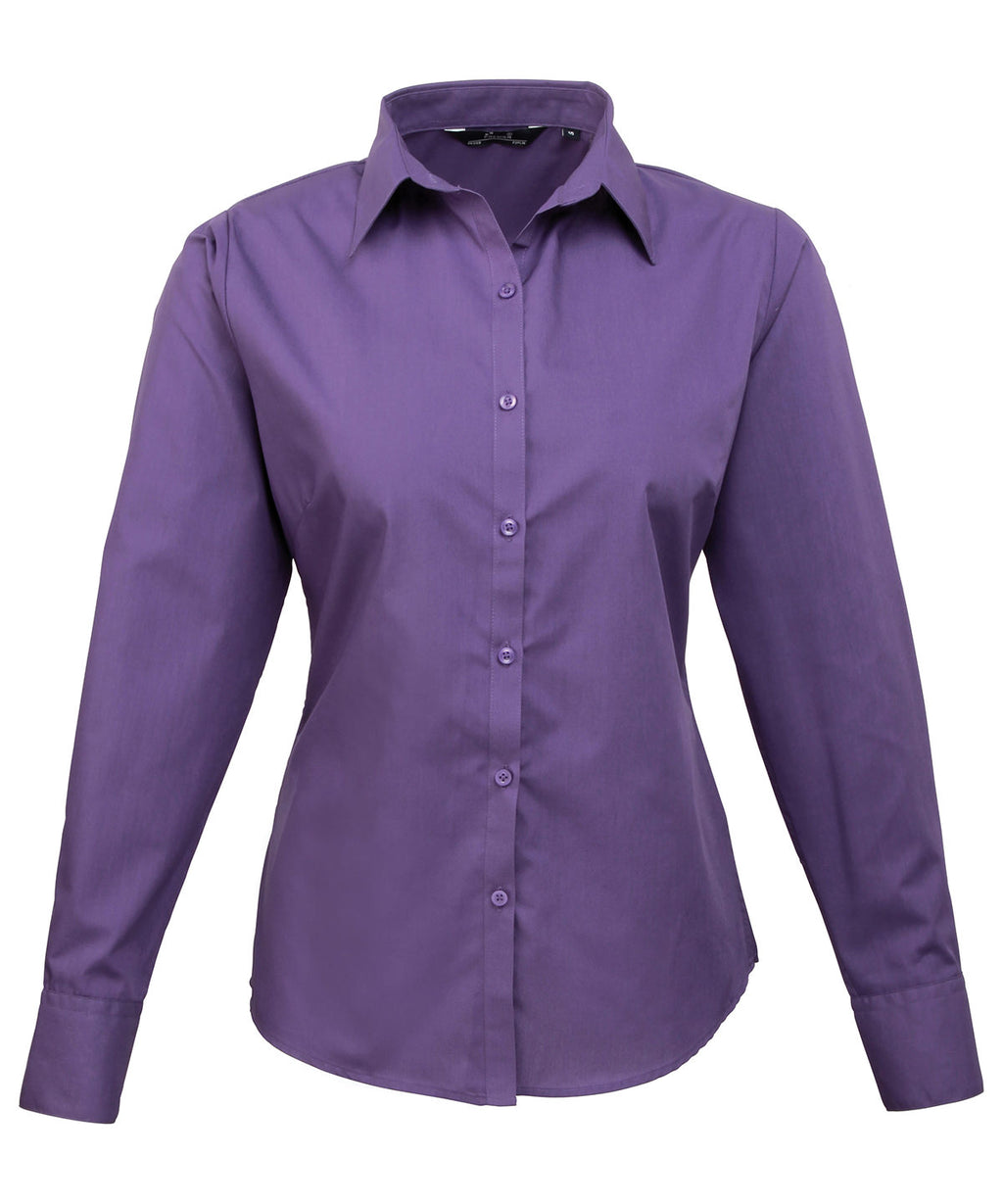 PROMOBEE Naisten Poplin LS kauluspaita alk 18,90€ alv 0%