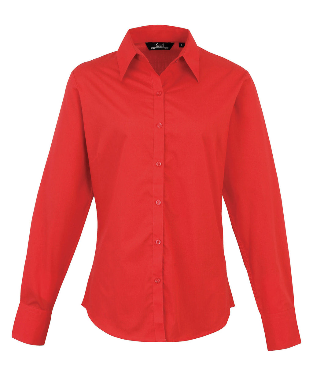 PROMOBEE Naisten Poplin LS kauluspaita alk 18,90€ alv 0%