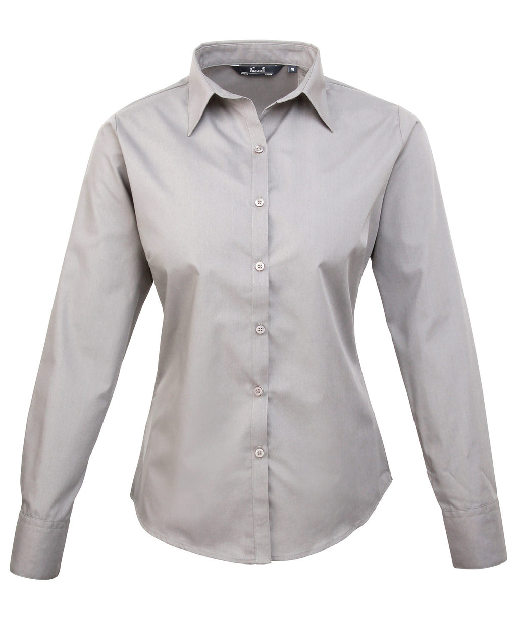 PROMOBEE Naisten Poplin LS kauluspaita alk 18,90€ alv 0%