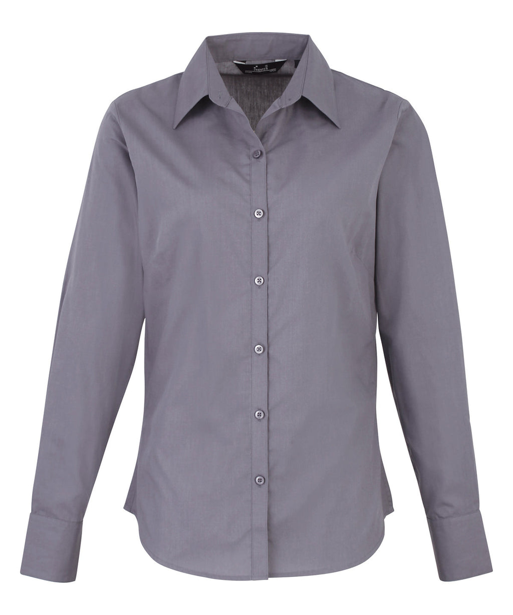 PROMOBEE Naisten Poplin LS kauluspaita alk 18,90€ alv 0%