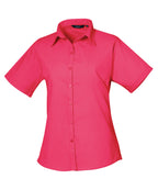 PROMOBEE Naisten Poplin SS kauluspaita alk 18,20€ alv 0%