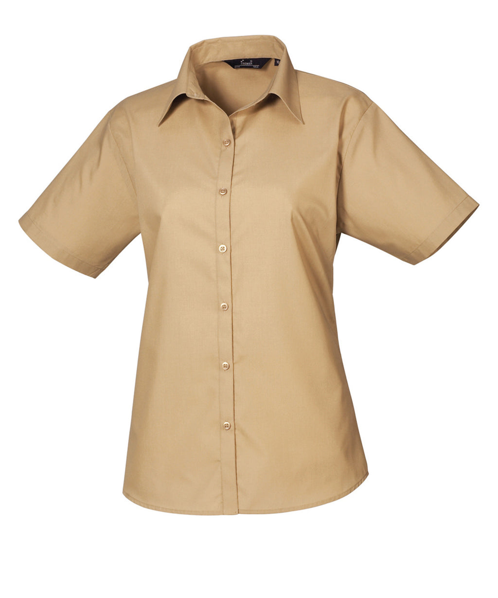 PROMOBEE Naisten Poplin SS kauluspaita alk 18,20€ alv 0%