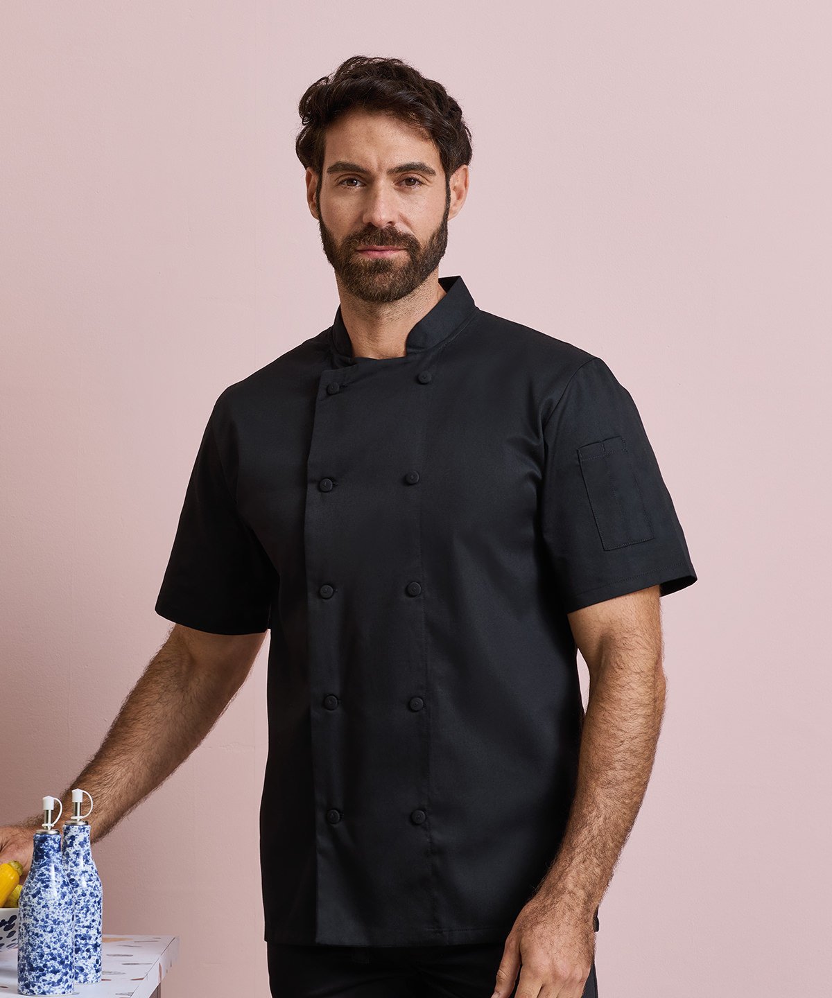 PROMOBEE Kokin Coolchecker® lyhythihainen kokkitakki alk 26,1€ alv 0%