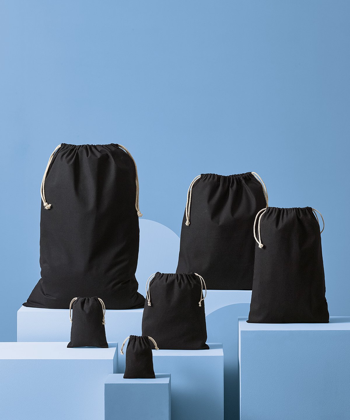 PROMOBEE Kierrätyspuuvillainen säilytyspussi