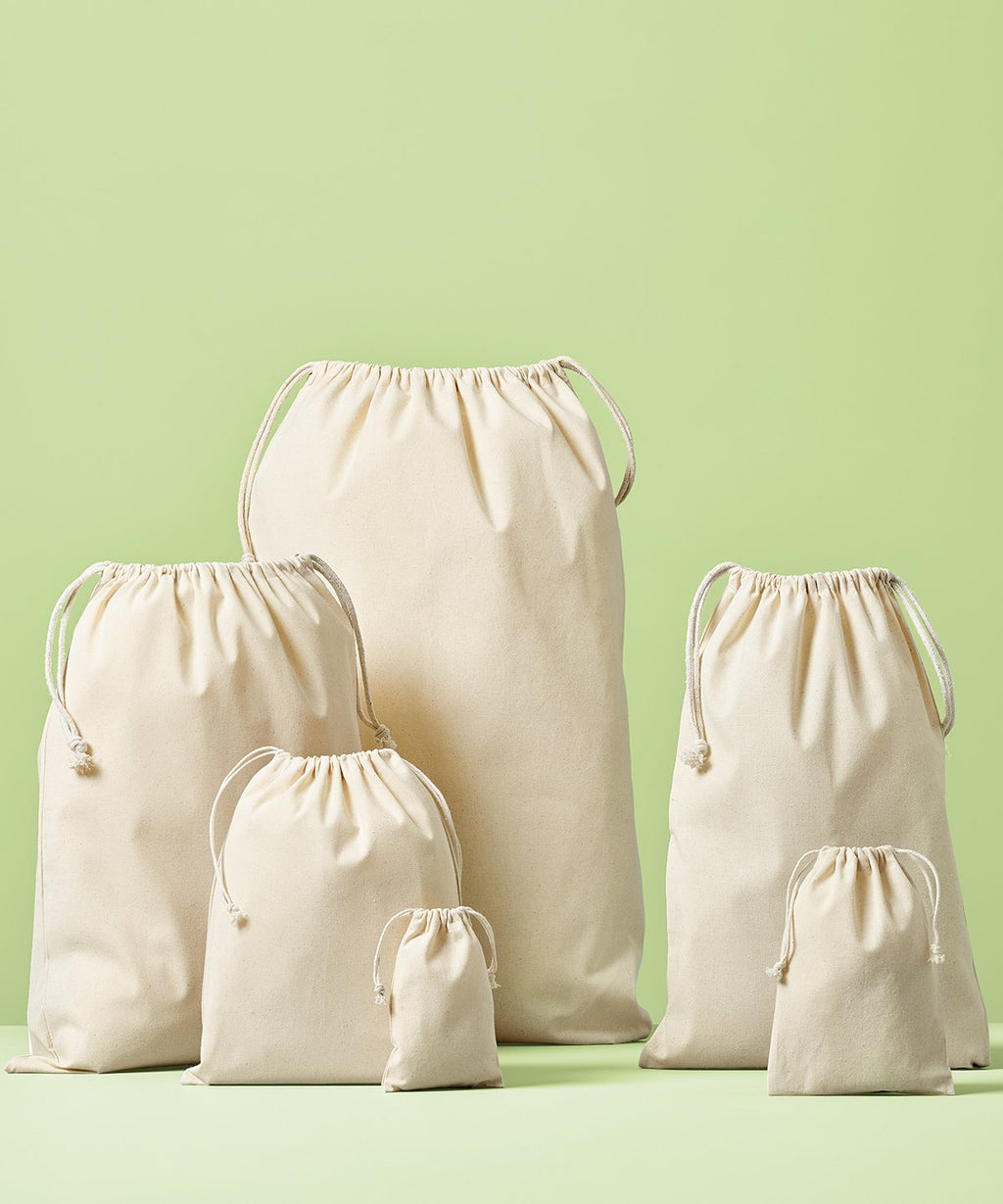 PROMOBEE Kierrätyspuuvillainen säilytyspussi