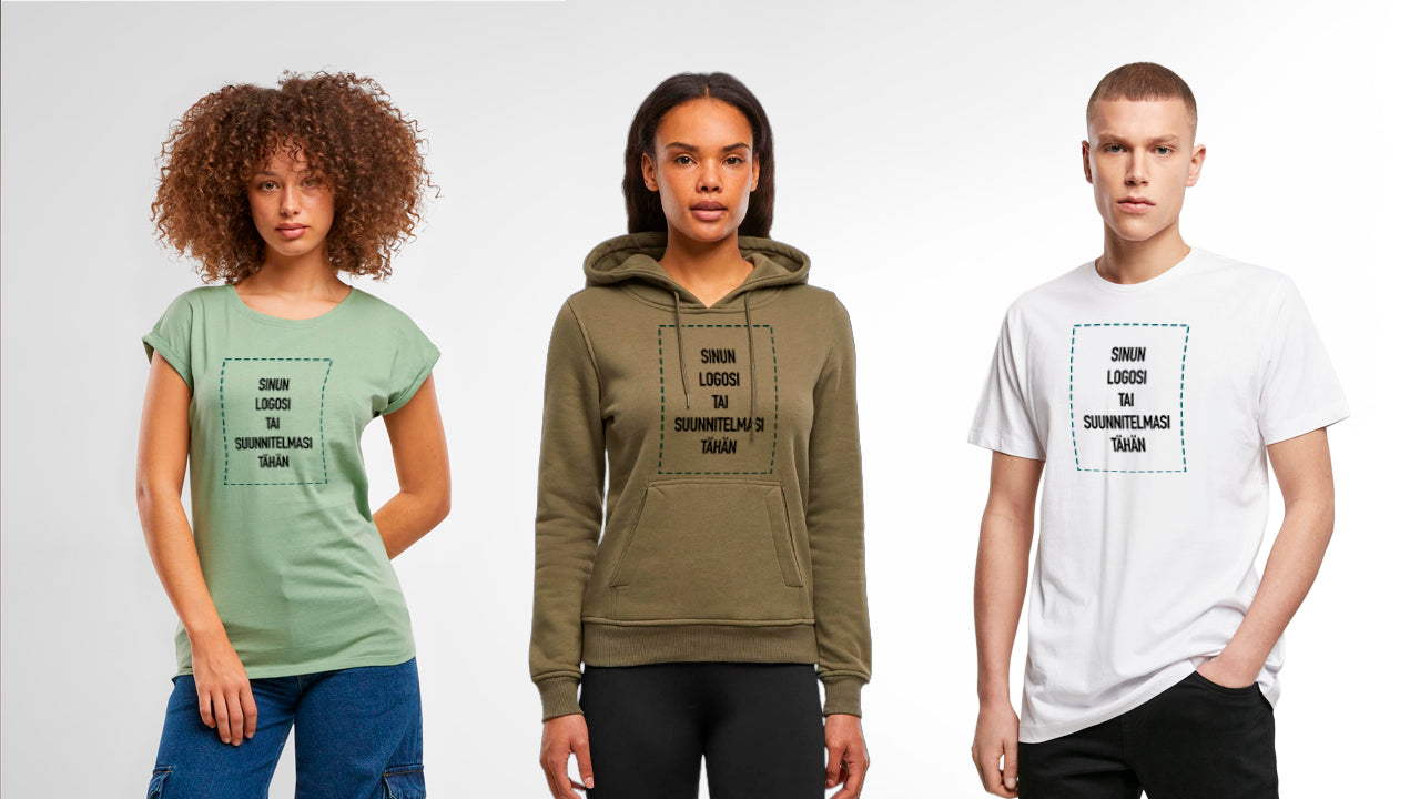 TeeBee toimittaa uotteet omalla designillasi.